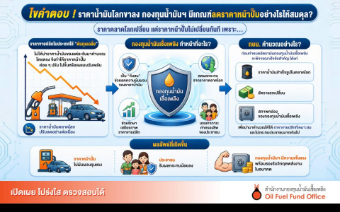 ราคาน้ำมันโลกขาลง กองทุนน้ำมันฯ มีเกณฑ์ลดราคาหน้าปั๊มอย่างไรให้สมดุล