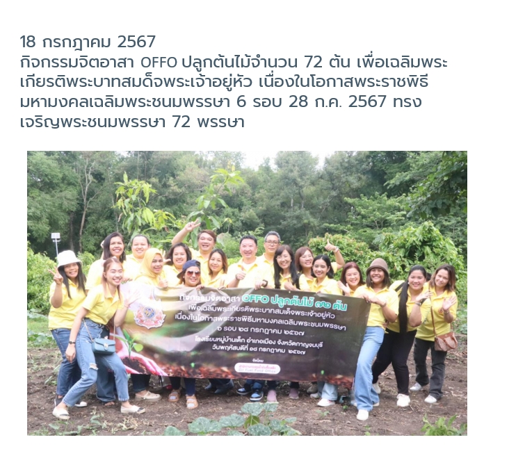 ภาพจิตอาสาปลูกป่า