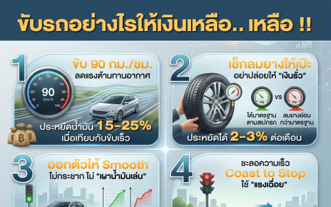 ขับรถอย่างไรให้เงินเหลือ..เหลือ