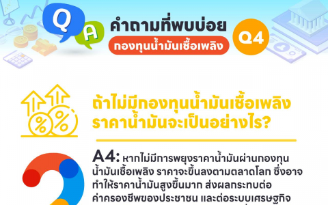 ถ้าไม่มีกองทุนน้ำมันเชื้อเพลิง ราคาน้ำมันจะเป็นอย่างไร