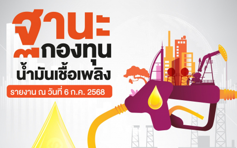ฐานะกองทุนน้ำมัน ข้อมูล ณ 6 ก.ค.68