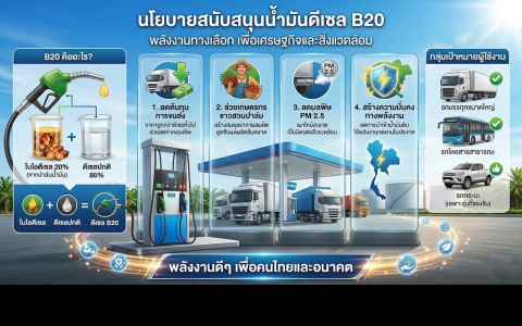 นโยบายสนับสนุนน้ำมันดีเซล B20