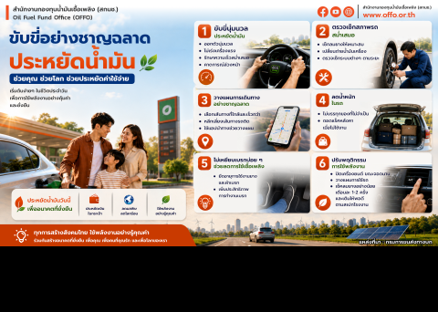 ขับขี่อย่างชาญฉลาด ช่วยประหยัดน้ำมัน